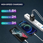 6Pack USB Wall Charger, iGENJUN 2.4A Phone Charger Dual USB Port Cube Power Plug Adapter Fast Wall Charger Block Compatible with iPhone 17/17 Pro/16/16 Pro, Samsung Galaxy, Pixel, LG, Android-Black