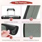 Luggage Handle Wrap [6PCS] - Neoprene Luggage Identifiers Use for Suitcases & Carry on & Travel Accessories - [Grey-6IN/15CM] Comfort Grip Handle Cover