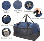 REDCAMP Foldable Travel Bag, Large Sports Bag, 75L/96L/100L, Lightweight Waterproof Tote Bag