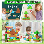 Magnetic Blocks,1.21" 48PCS Large Magnetic Building Blocks for Toddlers 3 4 5 6 7 8 Year Old Creative Magnet Cubes for Kids Ages 3-5 4-8 Learning Sensory Toys Birthday Easter Gift for Boys Girls 3+