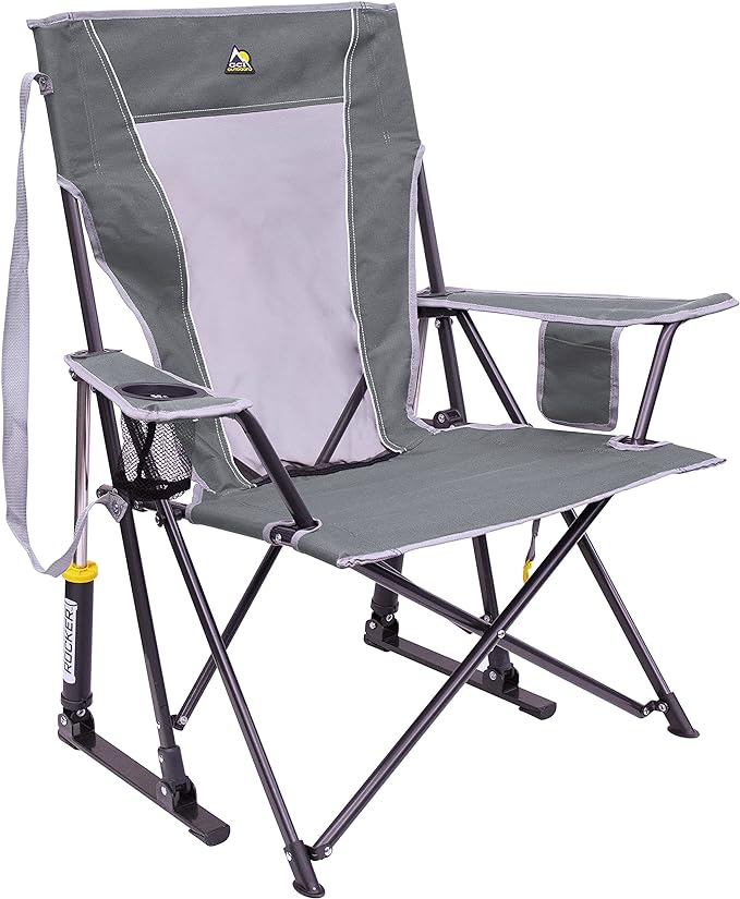 GCI Outdoor Sunshade Rocker Outdoor Rocking Chair with Canopy
