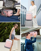 LOVEVOOK Large Travel Backpack for Women, TSA Carry on Backpack for Airplanes, 40L Personal Item Travel Bag for Women fits 17" Laptop,Waterproof Carry on Bag Airplane Approved with 3 Packing Cubes