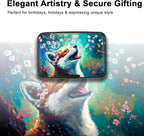 Credit Card Holder Small RFID Blocking Wallet Business Metal Slim Mini Aluminum Hard Case for Women Men