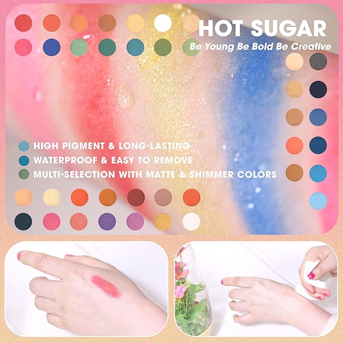 Hot Sugar Makeup Kit for Teenagers, Beginner Makeup Gift Set for Women Full Makeup Kit (Bronze)