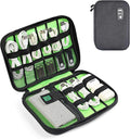 Luxtude Travel Cable Organizer Bag, Flat Cord Organizer Case, Travel Essentials for Wire/Cord/Charger/Cable Storage/Tech Accessories/Tech Gifts
