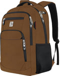 Volher Laptop Backpack,Business Travel Anti Theft Slim Durable Laptops Backpack,Water Resistant College Computer Bag for Women & Men Fits 15.6 Inch Laptop and Notebook-Brown
