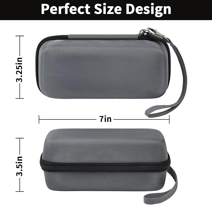 casmilee Case Compatible with Anker 737/735/ 736/717 USB-C Portable Charger Power Bank, Fast Foldable Wall PowerBank Bag for GaN Prime Nano II AC Adapter, Powercore Pocket for Lights Cable (Grey)