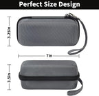 casmilee Case Compatible with Anker 737/735/ 736/717 USB-C Portable Charger Power Bank, Fast Foldable Wall PowerBank Bag for GaN Prime Nano II AC Adapter, Powercore Pocket for Lights Cable (Grey)