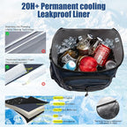 Backpack Cooler Insulated Leak Proof, Lightweight Soft Sided Cooler Backpack for Men Women, Waterproof Beach Cooler Bag Lunch Backpack for Camping Hiking Picnic Fishing Travel Outdoor