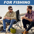 WEIDIORME 2 Pack Lightweight Camping Chairs for Adults & Teens, 250LBS Capacity Foldable Portable Chairs with Carry Bag, Compact Design for Camping, Beach, Picnics, and Outdoor Events