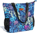 Original Floral Water Resistant Large Tote Bag Shoulder Bag for Gym Beach Travel Daily Bags Upgraded