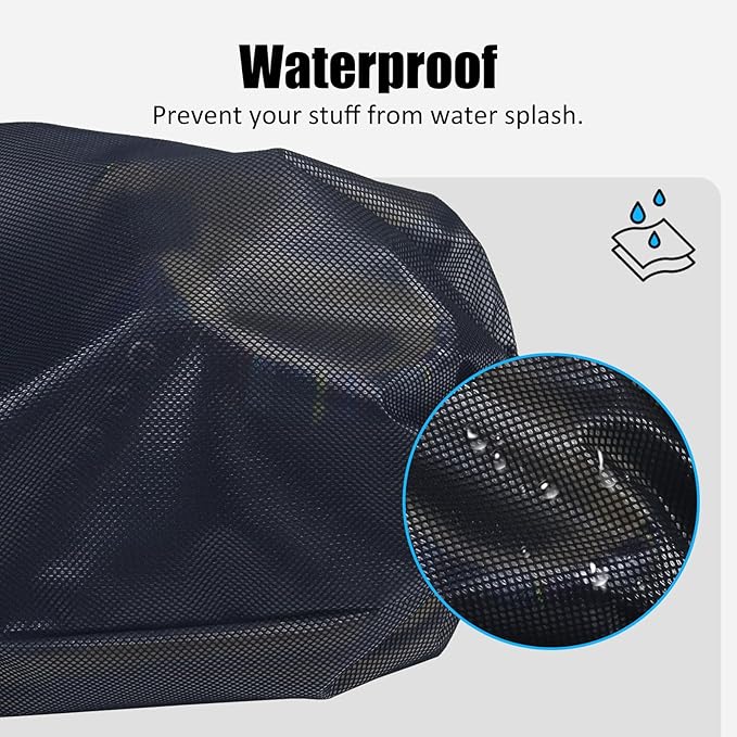 Gloppie Shoe Bags for Travel, (2-Pack) Shoe Storage Bag with Drawstring, Packing Organizer for Sneakers, Gym, Luggage, Closet, Weekender Overnight Travel Essentials