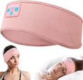 Perytong Sleep Headphones Wireless, Bluetooth Sports Headband Headphones with Ultra-Thin HD Stereo Speakers Perfect for Sleeping,Workout,Jogging,Yoga,Insomnia, Air Travel, Meditation (Bright Pink)