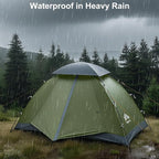 Night Cat Upgraded Backpacking Tents 1 2 Persons Easy Clip Setup Camping Tent Adults Scouts Heavy Rainproof Compact Lightweight