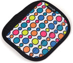 Cosmos 2 Pcs Luggage Handle Wraps Soft Neoprene Grip Handle Cover Detachable Luggage Identifier for Luggage Suitcase Travel Bag Trolley Case Travel Accessories (Polka Dot Pattern)