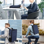 ZINZ Slim & Expandable Laptop Backpack 15 15.6 16 Inch Case, Water Resistant Travel Backpack Compatible with MacBook Pro/Neo 16" 15", Dell XPS 15 16 and Most 15" 15.6" 16" Notebooks，B01L01