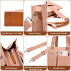 Canvas Laptop Tote Bag for Women | Pockets, Stands Upright, Convertible