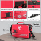 Comprehensive First Aid Kit for Home, Premium Emergency Trauma Kits with Shoulder Strap for Car Camping Gear, Waterproof Survival Kit, Home Essentials, Outdoor Emergency Medical Supplies -324 Piece