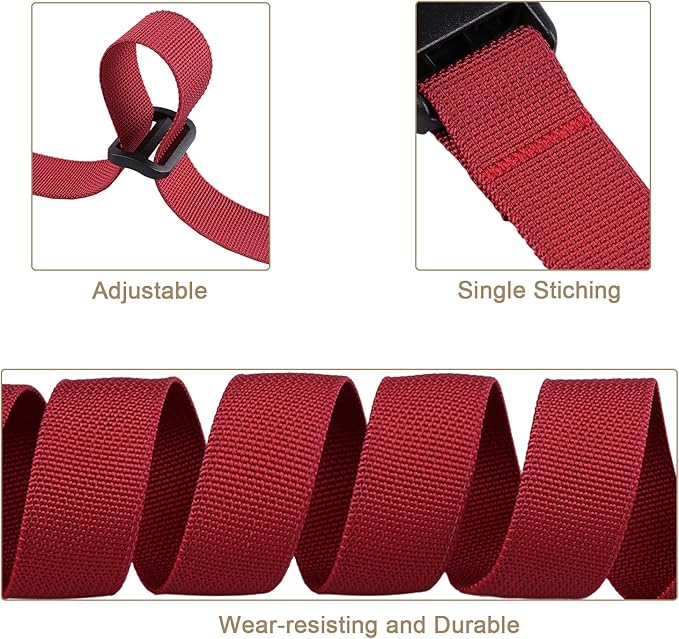 MAGARROW 24" 40" 60" 100" Strap Buckle Packing Straps Adjustable 1-Inch Belt