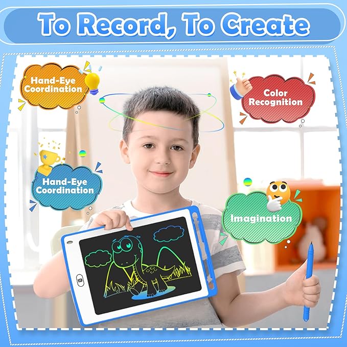 LCD Writing Tablet for Kids, 8.5 Inch Colorful Doodle Board Drawing Tablet, Educational Learning Toys Birthday Gifts for Boys Girls Age 3 4 5 6 7 8 (24 Pack)