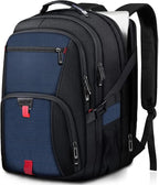 ANTERK Extra Large Backpack, Travel Laptop Backpack, Sturdy TSA Water Resistant 17.3 Inch Backpacks, Anti Theft Business Computer Backpacks Gifts for Men Women, Blue