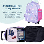 Wildkin Kids Rolling Luggage – Carry-On Size for School & Overnight Travel