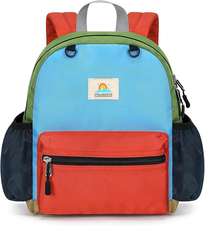 STEAMEDBUN Toddler Backpack for Boys 2-4: Kids Backpack Boys Girls - Preschool Kindergarten Daycare Backpacks - 12 inch