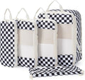 Narwey 6 Set/5 Set Compression Packing Cubes for Travel Kids Women Carry on, Packing Organizers Bag for Backpack Luggage Suitcase Duffle Bags