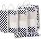 Narwey 6 Set/5 Set Compression Packing Cubes for Travel Kids Women Carry on, Packing Organizers Bag for Backpack Luggage Suitcase Duffle Bags