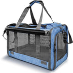 GAPZER Pet Carrier for Large and Medium Cats, Soft-Sided Pet Carrier for Big Medium Cats and Puppy, Dog Carriers Cat Carriers Pet Privacy Protection Travel Carriers