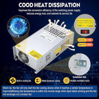 VAYALT 48V 25A 1200W DC Switching Power Supply, Universal Regulated Switching AC 110V/220V to DC 48V Transformer, Power Supply for Industrial, CCTV, Computer Project, 3D Printer, LED Strip Light