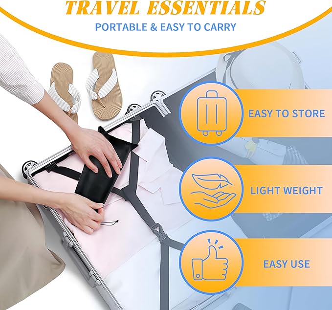 Airplane Foot Hammock,Airplane Footrest,Desk Feet Hammock to Relax Your Feet,Portable Foot Hanger for Airplane Travel Accessory for Long Trip w/Memory Foam&Hardboard,Ideal for Pain and Swelling Relief
