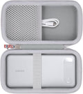 khanka Travel Case for Anker Power Bank, 20,000mAh Portable Charger,Case Only (White)