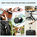 GPS Tracker for Vehicles No Subscription - Hidden Tracker Device for Vehicles, Mini Car Tracker Tag Work with Find My (iOS Only), Tracking Device for Kids, Key, Pet, Luggage