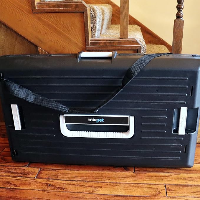 Pet Carrier & Crate, 35" L x 21" W x 27" H - Collapsible Hard Sided Kennel for Large Dogs and Cats, Portable Carrier for Indoor Outdoor Travel