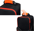 Cosmos 3 Pcs Comfort Neoprene Handle Wraps/Grip/Identifier for Travel Bag Luggage Suitcase (Fluorescent Orange)