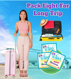 TidyFriend Sink Travel Laundry Detergent 10 ml, 32 Pack Effective Travel Detergent Packets for Sink Washing, Lightweight Must Haves Laundry Essentials