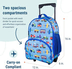 Wildkin Kids Rolling Luggage – Carry-On Size for School & Overnight Travel
