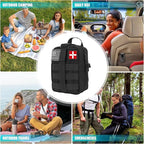 Survival Kit and First Aid Kit, 236PCS Survival Gear Camping Essentials Emergency Medical Supplies with Tactical MOLLE Pouch for Outdoor Adventure, Camping, Hiking, Hunting, Cool Idea