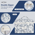 Makeup Bag,Quilted Cosmetic Bags,Large Floral Make Up Organize bag,Makeup Bag Set for Women,Flower Travel Toiletry Bag