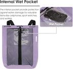 WANDF Swim Bag Mesh Drawstring Backpack Beach Backpack for Swimming, Gym, and Workout Gear