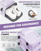 WONHOX Large Travel Backpack Carry on Flight Approved Laptop Work Business Backpack for Women Men Mochila de Viaje