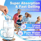Portable Toilet Gel, Poo Powder for Portable Toilet, Camping Toilet Gel, Pee Powder, Portable Toilet Powder for Outdoor Camping and Hiking Toilet Gel Powder