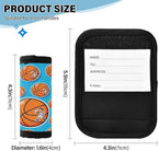 Basketball Soft Sturdy Wraps Luggage Tags Handle Grip Luggage Identifier for Bag Backpack