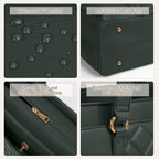 RAINSMORE Laptop Bag for Women 15.6 Inch Work Tote Bags Waterproof Leather Laptop Tote Professional Computer Briefcase