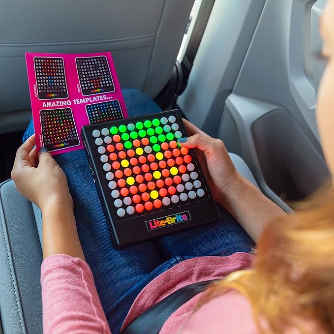Lite-Brite Touch - Create, Play and Animate - Light Up Portable Stem Sensory Learning Toy, Creative Art Stem Toy for Girls, Boys, Unisex, Toddler, Holiday, Birthday, Gift, Ages 6+