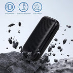 Portable Solar Charger Storage Box, Power Bank Hard Travel Case, Compatible with Kepswin Solar Charger 42800mAh, Compatible with kepswin Solar Power Bank 49800mah (Black)