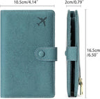 RFID Blocking Passport Wallet Cover Case Travel Document Organizer for Women and Men,Travel Wallet for Credit Card