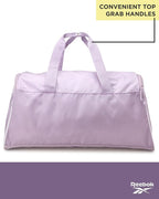 Reebok Duffle Bag - Lightweight Unisex Carry On Gym Bag - Travel and Sports Duffel Bags for Men and Women, Denver - Lavender