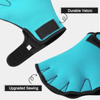 TAGVO Aquatic Gloves for Helping Upper Body Resistance, Webbed Swim Gloves Well Stitching, No Fading, Sizes for Men Women Adult Children Aquatic Fitness Water Resistance Training